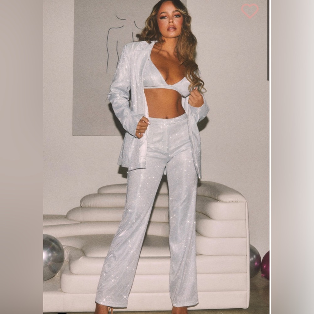 NWT Shimmer Blazer Set 💎